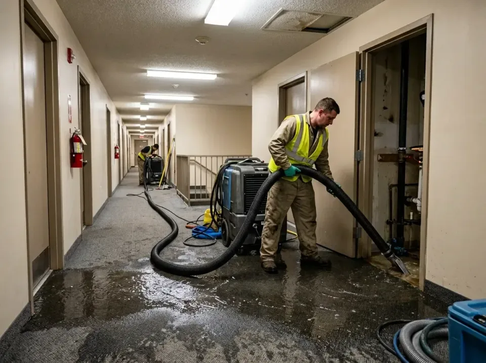 multi-unit-apartment-hallway-f-005 — frequently asked questions, Emergency Burst Pipe Water Extraction & Removal in Duncanvi…